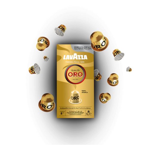 10 pieces Caffè Lavazza Qualitá ORO 100% Arabica Nespresso compatible coffee capsule