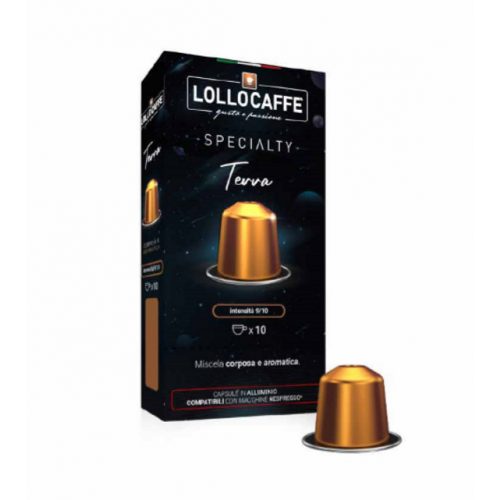 10 pieces LolloCaffé Specialty Edition Terra Nespresso compatible coffee capsule