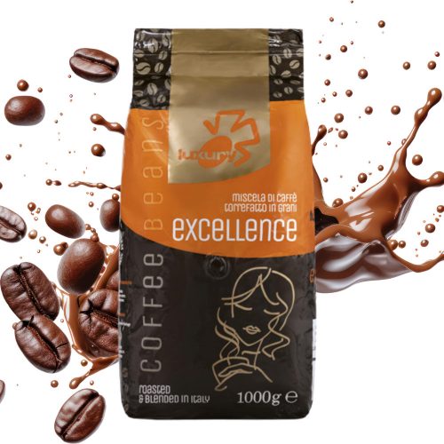 1 kg Luxury Excellance Caffé whole coffee beans blend