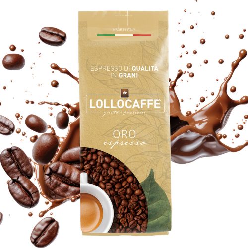 1 kg LolloCaffé oro espresso whole coffee beans blend