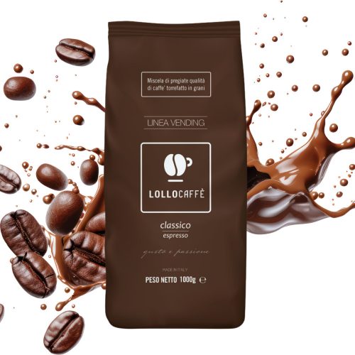 1 kg LolloCaffé classico espresso whole coffee beans blend