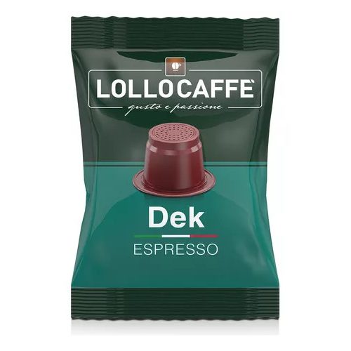 1 LolloCaffé Dek Nespresso compatible coffee capsule