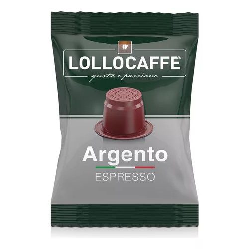 1 LolloCaffé Argento Nespresso compatible coffee capsule