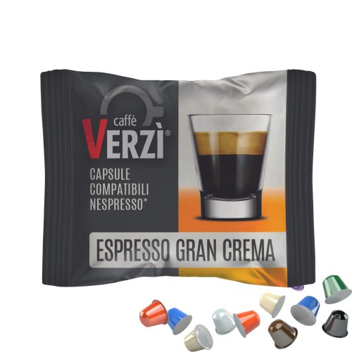 1 piece Caffè Verzì ESPRESSO GRAN CREMA Nespresso compatible coffee capsule