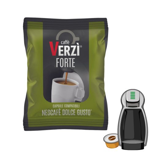 1 piece Caffè Verzì FORTE Dolce Gusto compatible coffee capsule