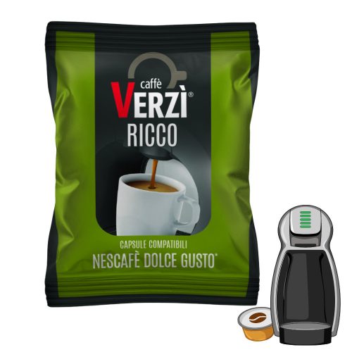 1 piece Caffè Verzì RICCO Dolce Gusto compatible coffee capsule