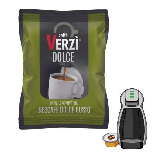 1 piece Caffè Verzì DOLCE Dolce Gusto compatible coffee capsule