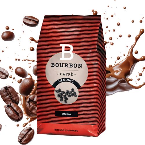 1 kg Lavazza Bourbon Caffé Intenso whole coffee beans blend