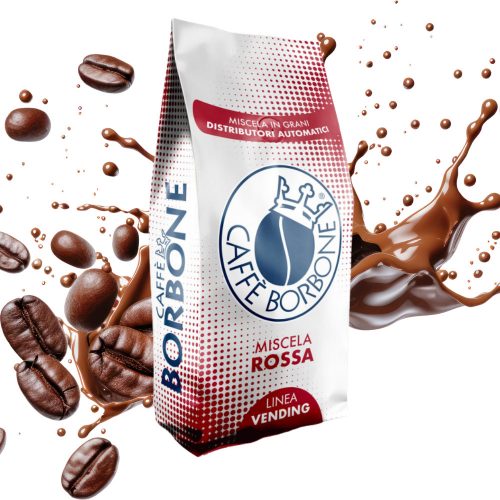 1 kg Caffé Borbone miscela rossa whole coffee beans blend