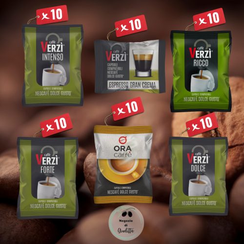 CAFFÈ VERZÌ DOLCE GUSTO Compatible Coffee Capsule Tasting Package