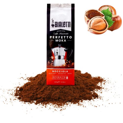 Bialetti Perfetto Moka Ground Coffee 250g, Hazelnut