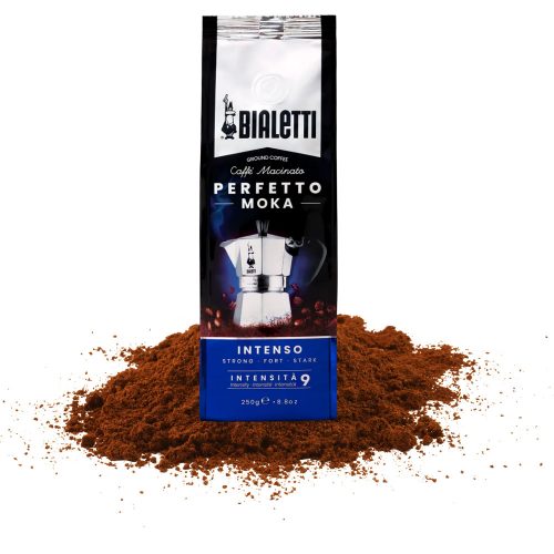 Bialetti Perfetto Moka Ground Coffee 250g, Intenso